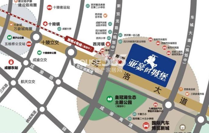 禹鑫亚瑟的城堡区位图