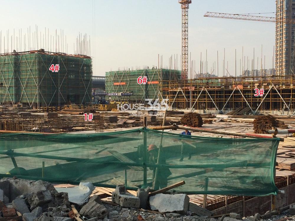 2015年4月下旬钱江御府项目实景--1、3、4、6号楼
