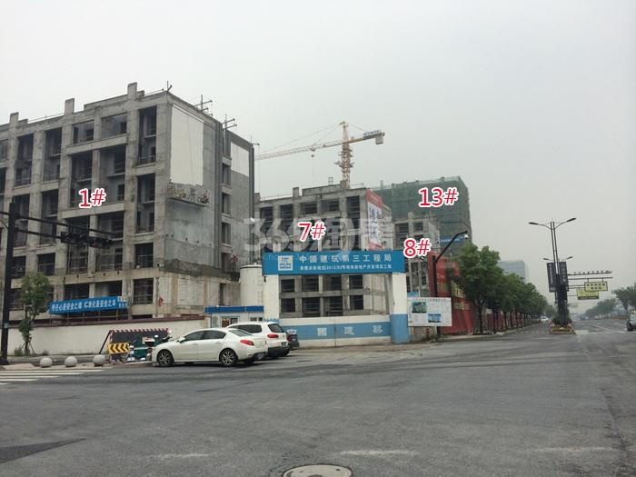 富力西溪悦居项目1、7、8、13号楼施工进程图（2015.6）