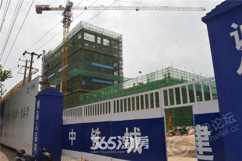 中国铁建青秀城8月工程进度（2015.08.03）