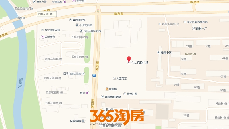 广大克拉广场交通图