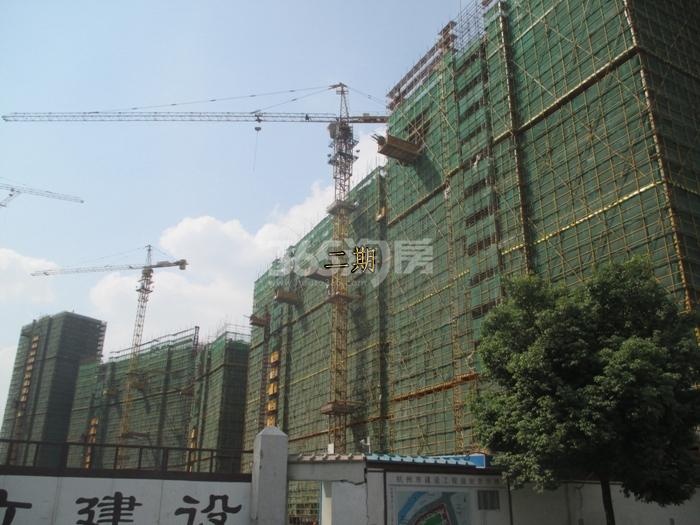 汉嘉柒号二期施工实景图 2015年10月摄