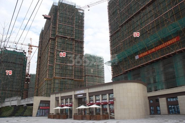 交通晓时代5、6、7施工进度实景图 2015年12月摄