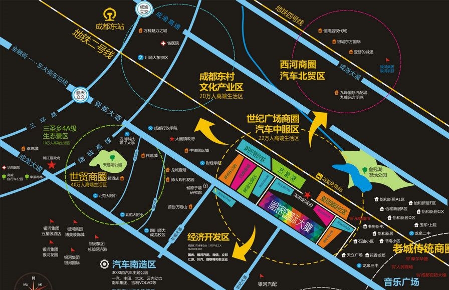 湘银国际大厦交通图