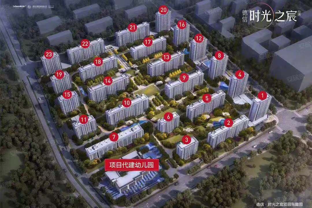 德信时光之宸鸟瞰图