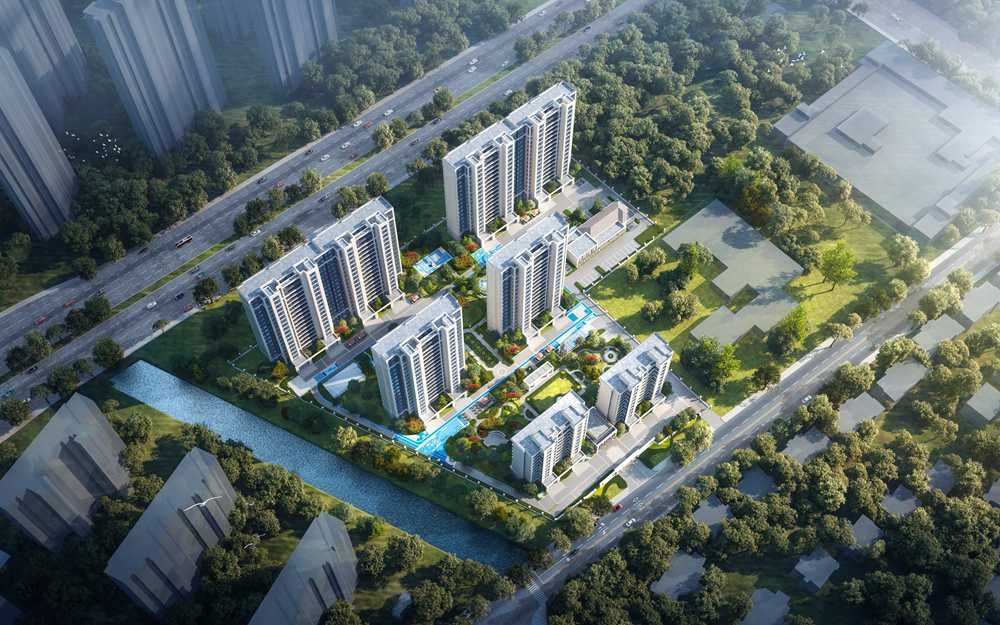 和著无锡鸟瞰图