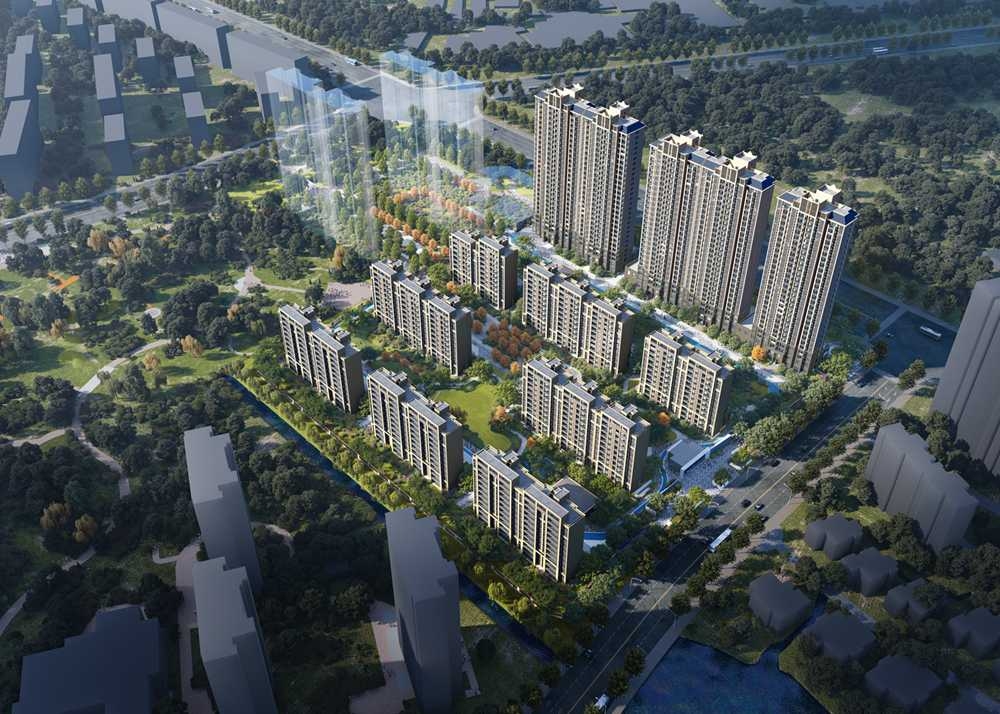 和居·翠湖新著四期鸟瞰图